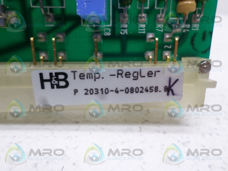 H&B P20310-4-0802458.8K TEMPERATURE REGULATOR NSNP