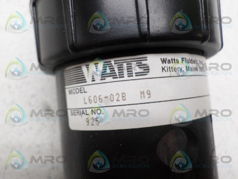 WATTS L606-02B M9 PNEUMATIC LUBRICATOR NSNP