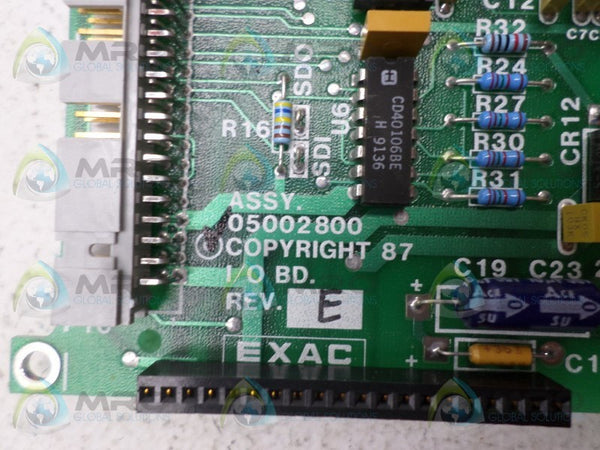 EXAC 05002800 I/O BOARD UNMP