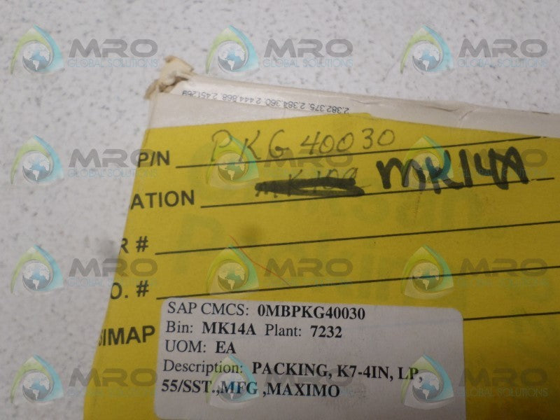 FMC PKG40030 SEAL NSMP