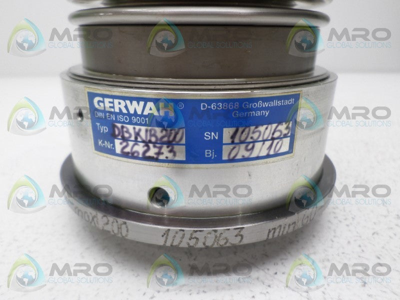 GERWAH DBK1B200 FLEXIBLE COUPLING NSNP