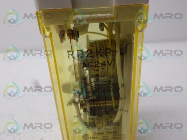 IDEC RR2KP-U RELAY 24VAC UNMP