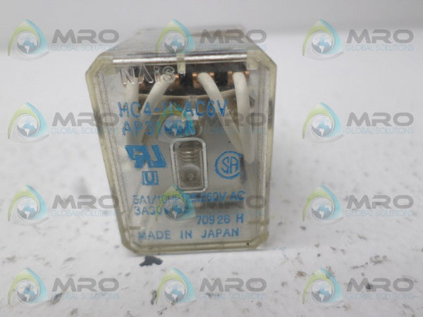 NAIS HC4-H-AC6V RELAY 6VAC UNMP