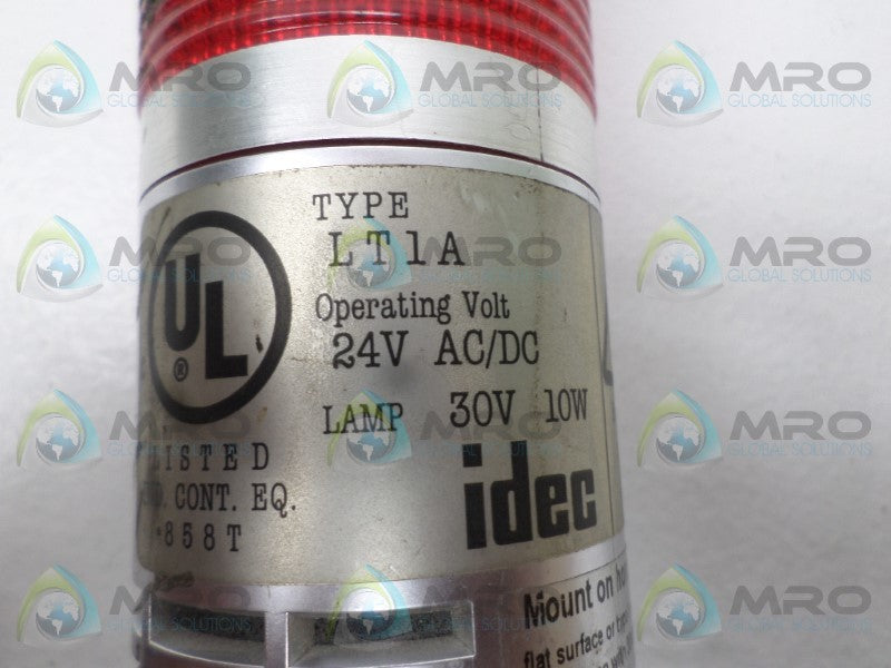 IDEC LT1A 3-TIER STACK LIGHT (B,G,R) UNMP