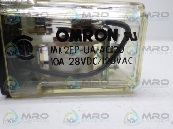 OMRON MK2EP-UA-AC120 RELAY 120VAC UNMP