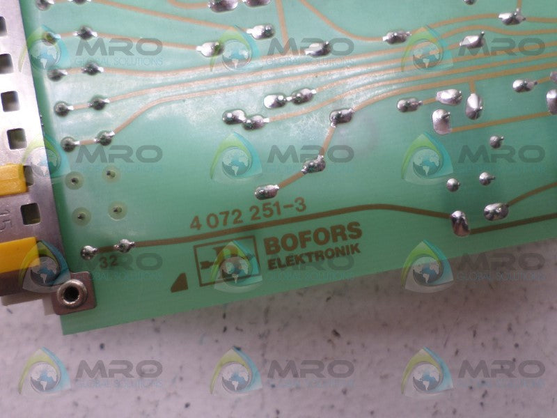 BOHERS H-2-KG 1133459 AMPLIFIER BOARD NSNP