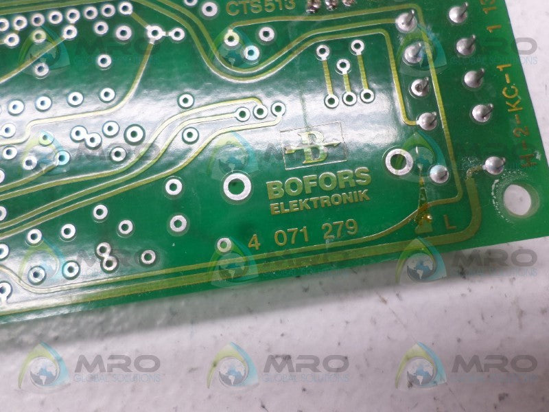 BOHERS H-2-KC-1 1131721A CIRCUIT BOARD NSNP