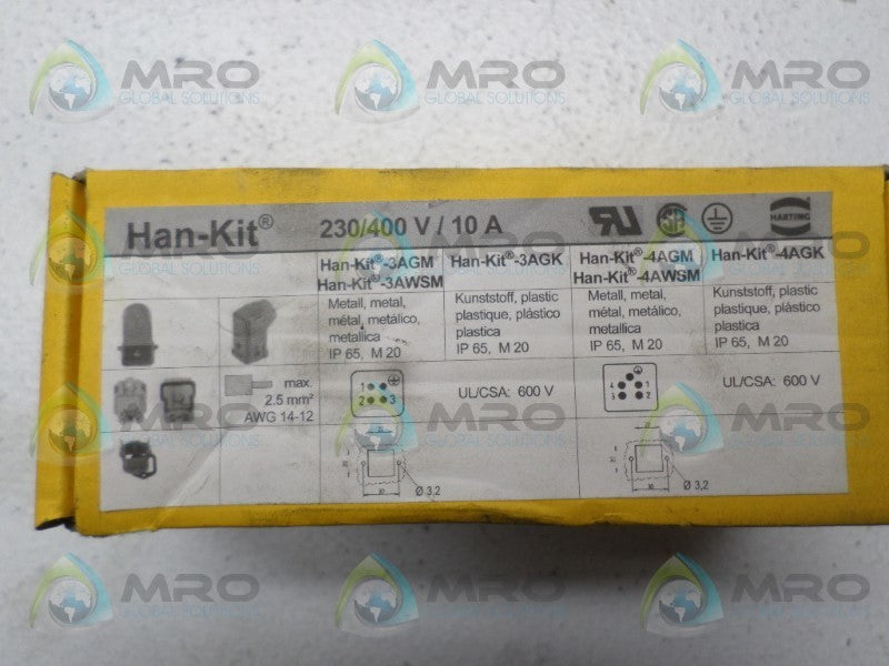 HARTING HAN KIT 130/400V (AS PICTURED) NSMP
