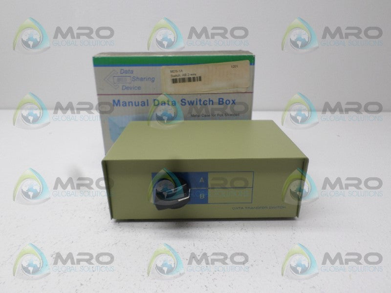 INTEREX MDS-1A EXTERNAL 2-WAY DATA SWITCH NSMP