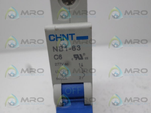 CHINT NB1-63-C6 CIRCUIT BREAKER 6A NSNP