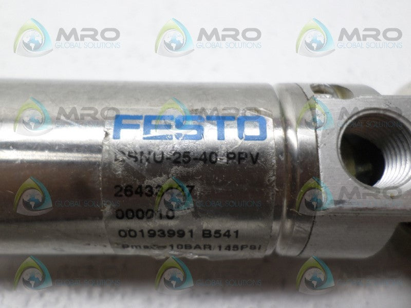FESTO DSNU-25-40-PPV PNEUMATIC CYLINDER UNMP