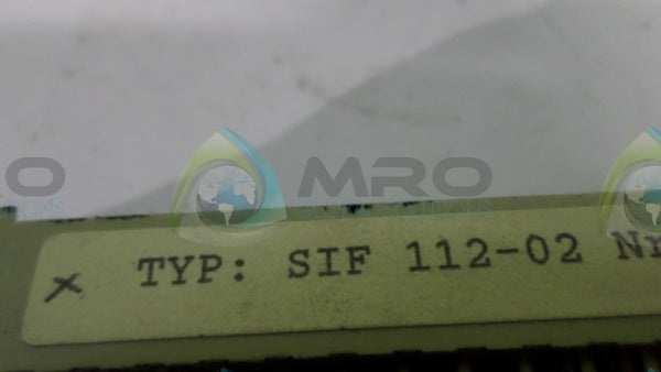 UHLMANN SIF-112-02 PC BOARD NSNP