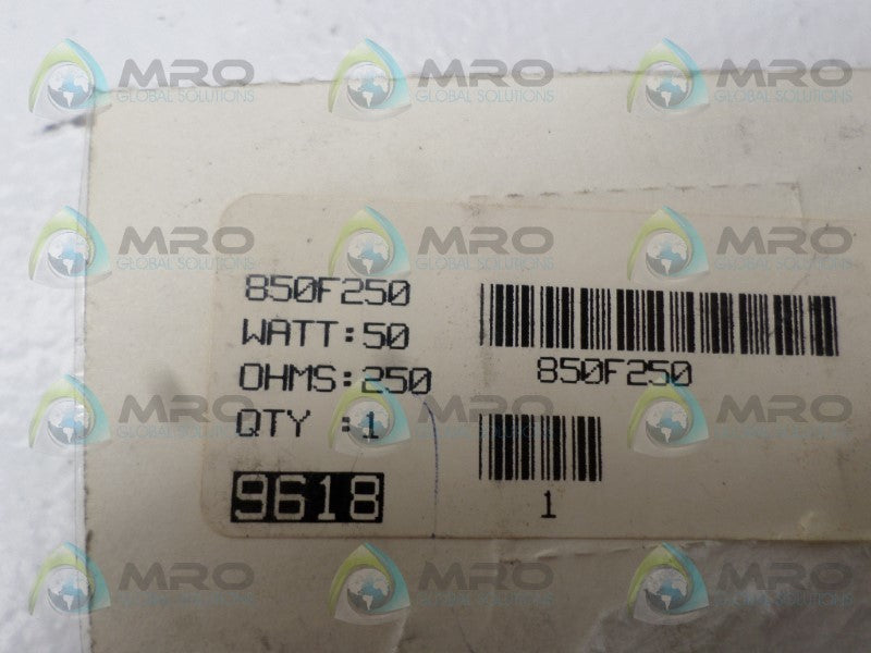OHMITE 850F250 RESISTOR 250 OHMS NSMP