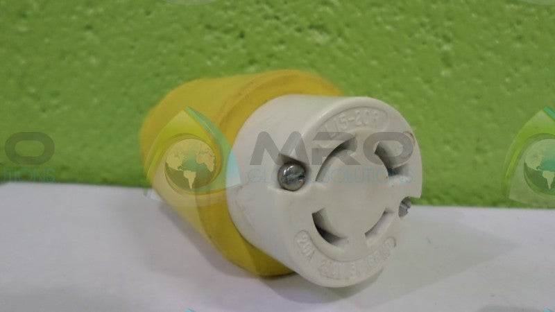 DANIEL WOODHEAD L15-20 FLIP LID MALE RECEPTACLE NSMP