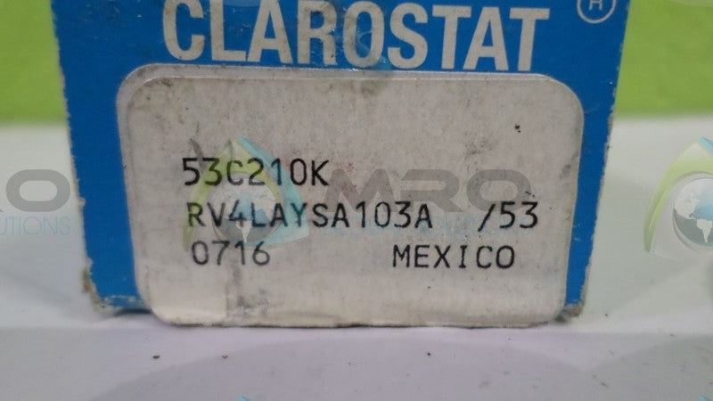 CLAROSTAT RV4LAYSA103A POENTIOMETER (LOT OF 4)NSMP