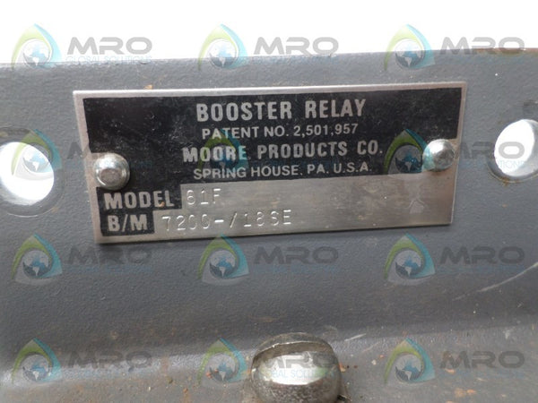 MOORE 61F 7200-/18SE BOOSTER RELAY UNMP