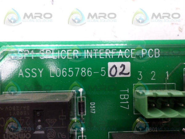 SP1 L065786-502 SPLICER INTERFACE BOARD UNMP
