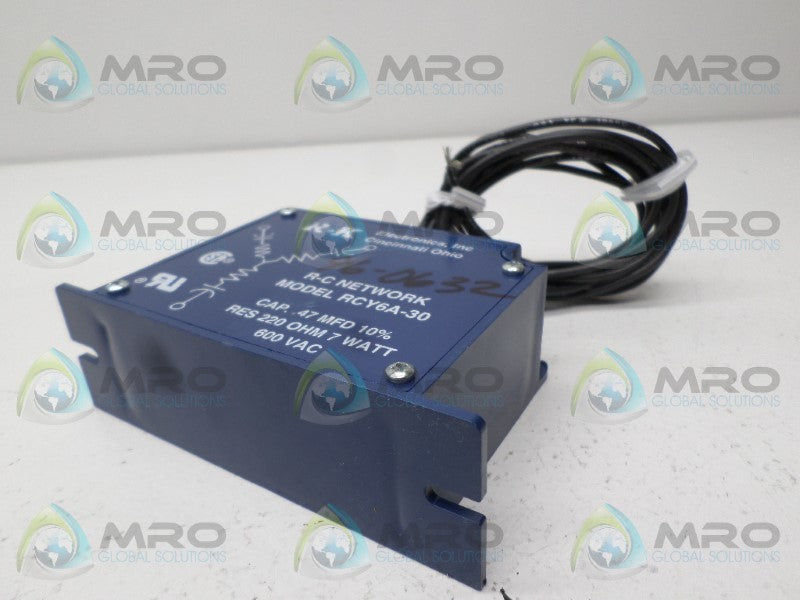 R-K ELECTRONICS RCY6A-30 RC NETWORK FILTER NSNP