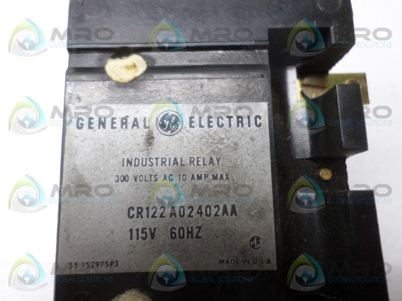 GENERAL ELECTRIC CR122A02402AA 115V UNMP