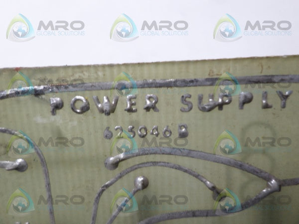 TECHNITRON 625046B POWER SUPPLY BOARD UNMP