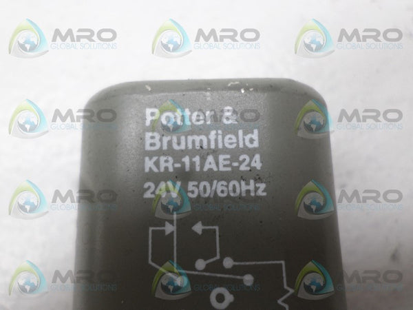 POTTER & BRUMFIELD KR-11AE-24 RELAY 24V UNMP