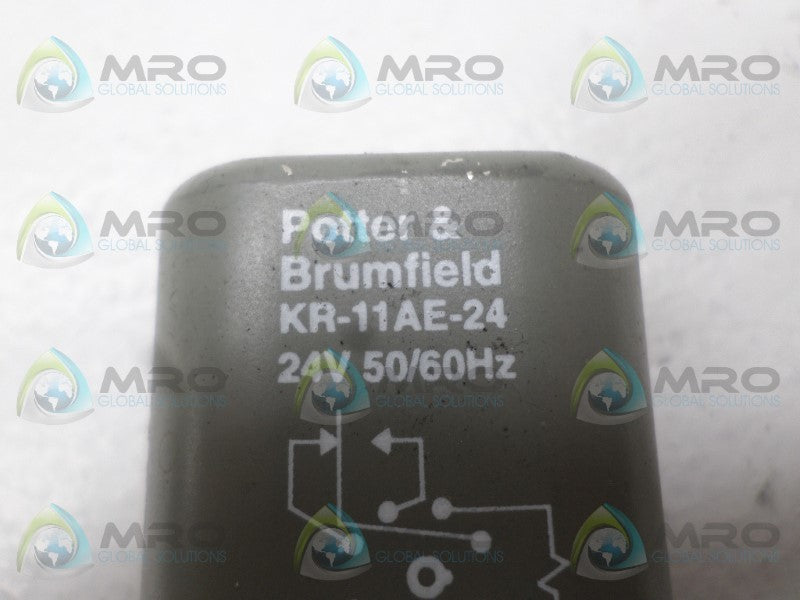 POTTER & BRUMFIELD KR-11AE-24 RELAY 24V UNMP