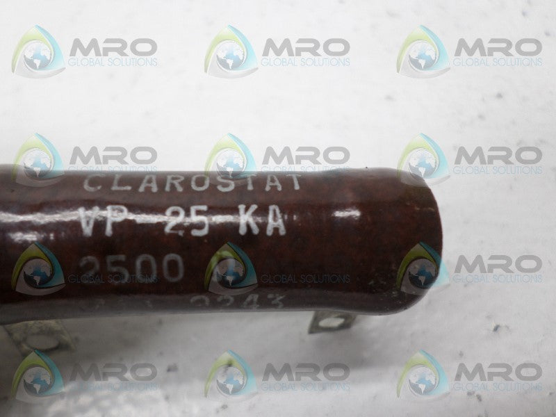 CLAROSTAT VP25KA2500 RESISTOR 2500 OHMS UNMP