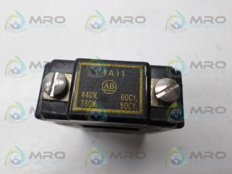 INDUSTRIAL SPARE PART 71A11 COIL 380/440V UNMP