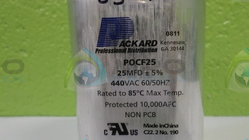 PACKARD INC. POCF25 CAPACITOR NSNP