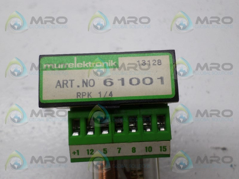 MURR ELEKTRONIK 61001 RELAY BOARD NSNP