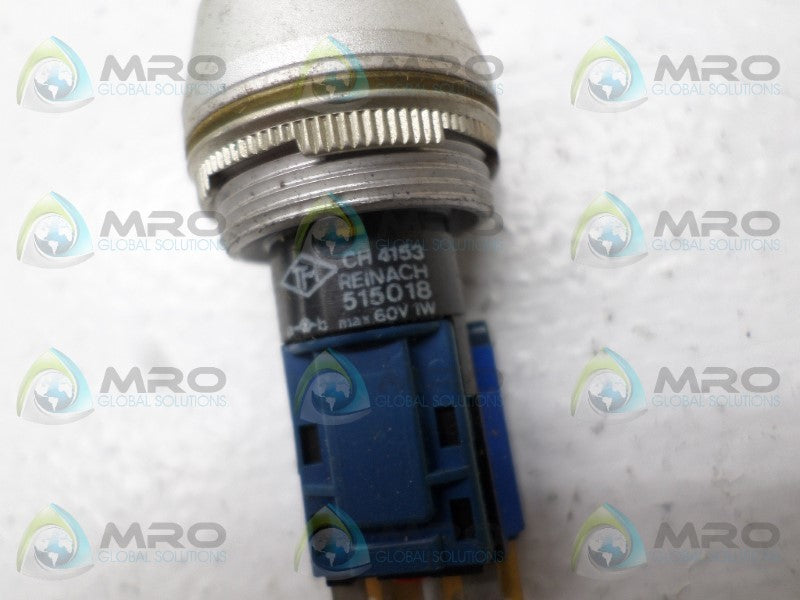 REINACH CH4153 YELLOW PUSHBUTTON UNMP