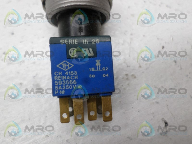 REINACH CH4153 YELLOW PUSHBUTTON UNMP