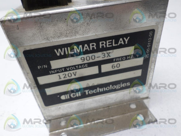 WILMAR 900-3X RELAY 120V UNMP