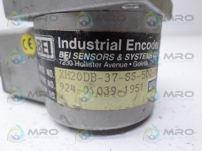 BEI XH20DB-37-SS-500-ABZC-7272-SM18-24V ENCODER UNMP