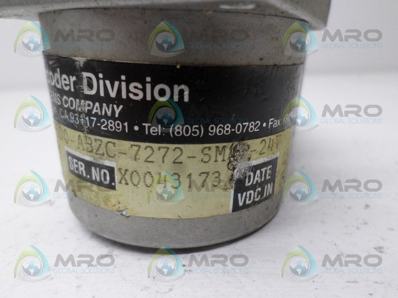 BEI XH20DB-37-SS-500-ABZC-7272-SM18-24V ENCODER UNMP