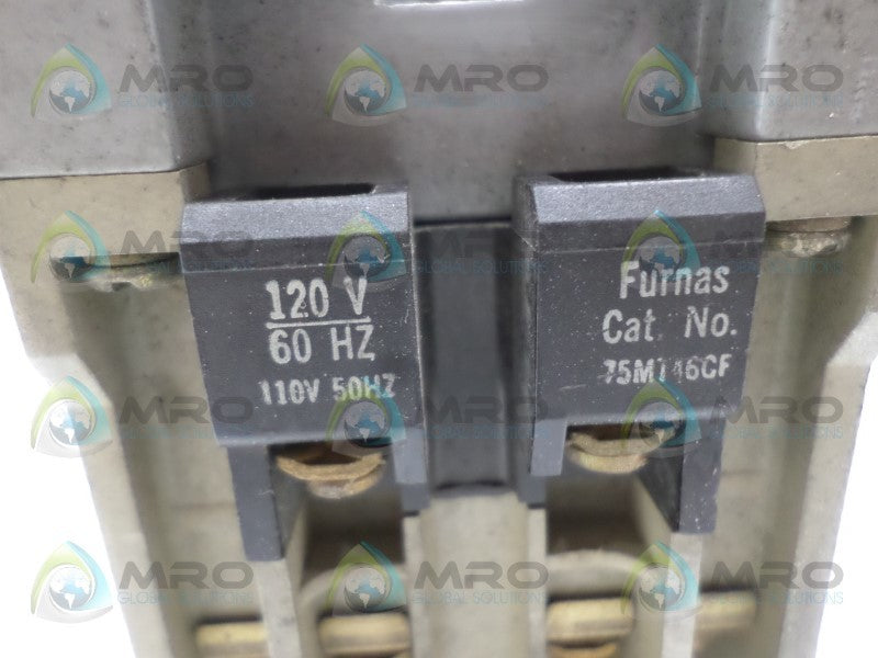 FURNAS 46MT40F CONTROL RELAY 110/120V UNMP