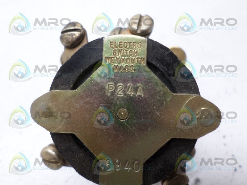 ELECTRO SWITCH P24A ROTARY SWITCH UNMP