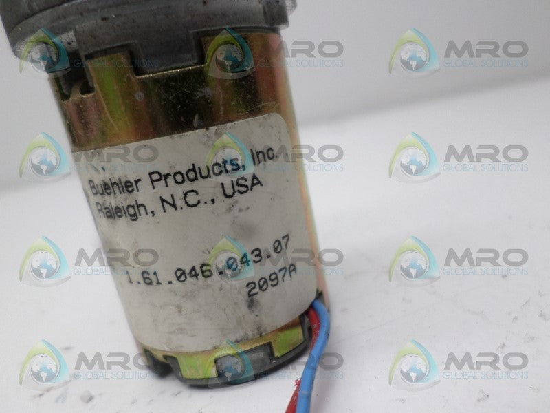 BUEHLER 6C3847 1.61.046.043.07 ELECTRIC MOTOR NSNP