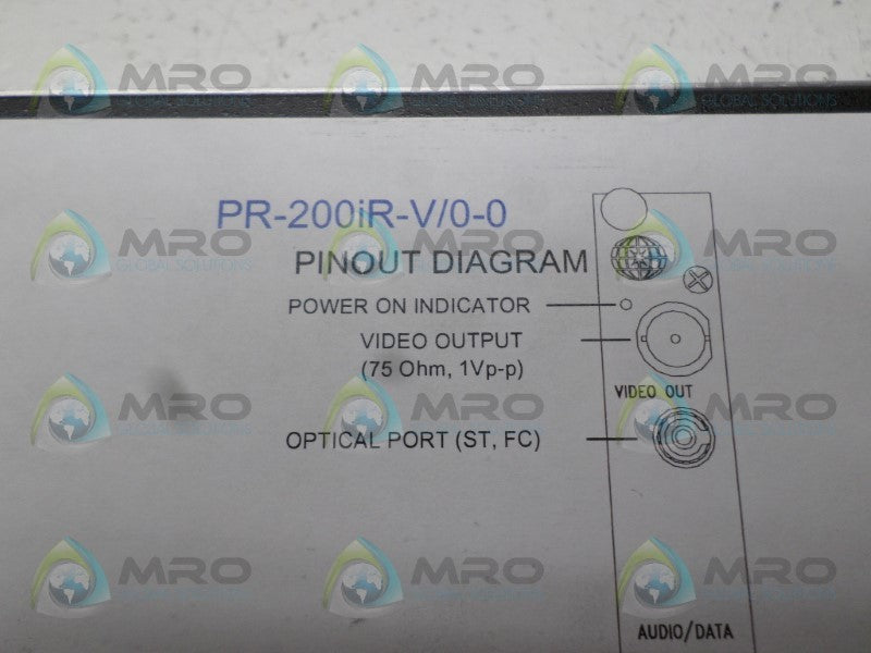 MERIDIAN PR-200iR-V/0-0 PINOUT DIAGRAM UNMP