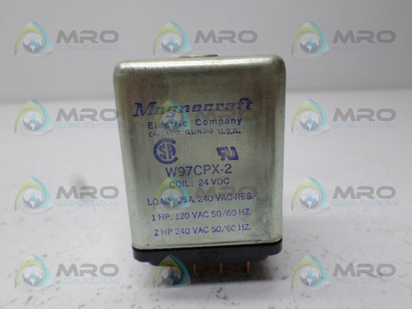 MAGNECRAFT W97CPX-2 RELAY 24VDC UNMP
