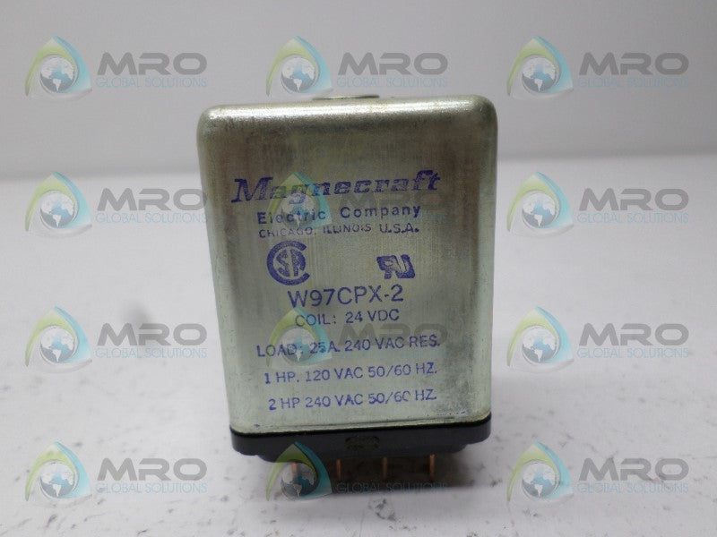 MAGNECRAFT W97CPX-2 RELAY 24VDC UNMP