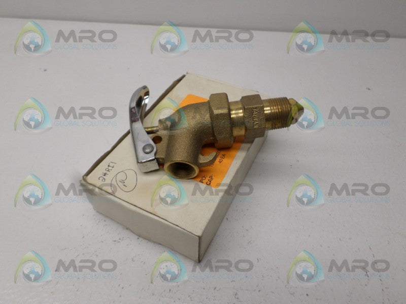 VESTIL DFT-ADJ BRASS ADJUSTABLE DRUM FAUCET NSMP
