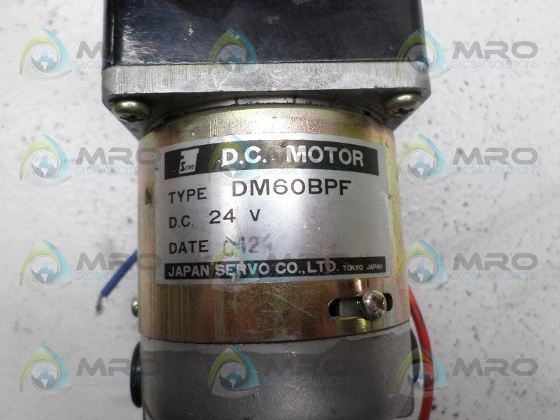 JAPAN SERVO DM60BPF DC MOTOR NSNP