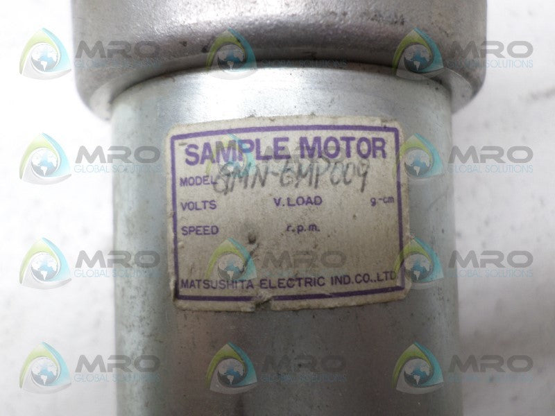 MATSUSHITA GMN-6MP009 SAMPLE MOTOR UNMP
