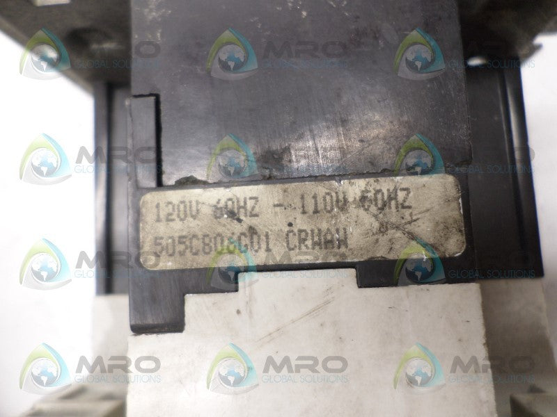 WESTINGHOUSE A201K0CA CONTACTOR 110/120V UNMP