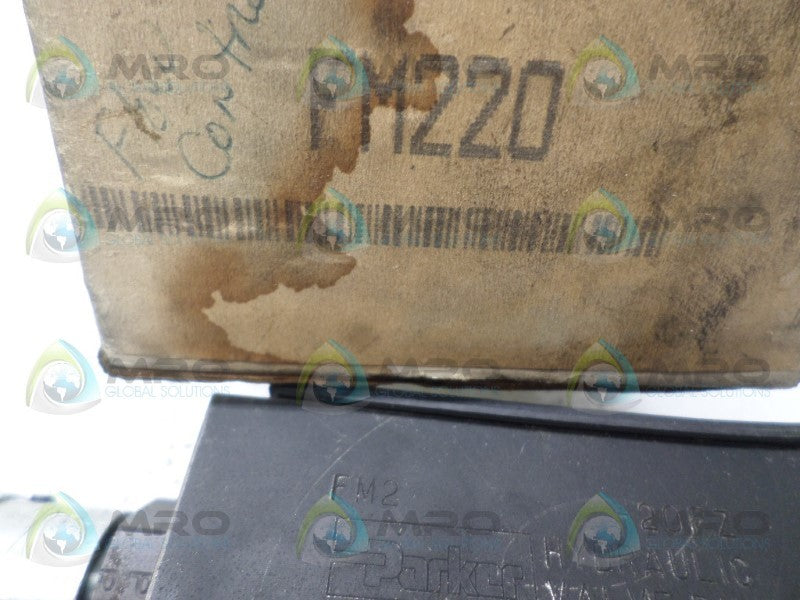 PARKER FM220 FM2-20FZ HYDRAULIC SOLENOID VALVE NSMP