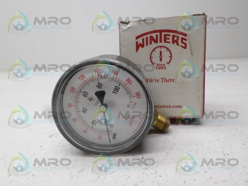 WINTERS PLP303 PRESSURE GAUGE 0-200" WC NSMP