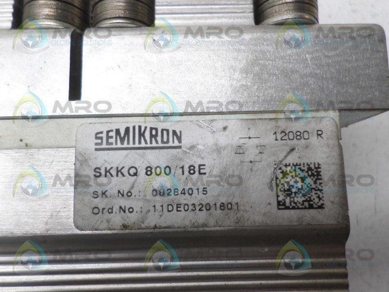 SEMIKRON SKKQ800/18E 08284015 SEMI CONDUCTOR UNMP