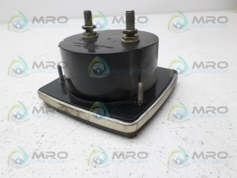 GENERAL ELECTRIC 53-100L543LSSC PANEL METER 0-400 ACA UNMP