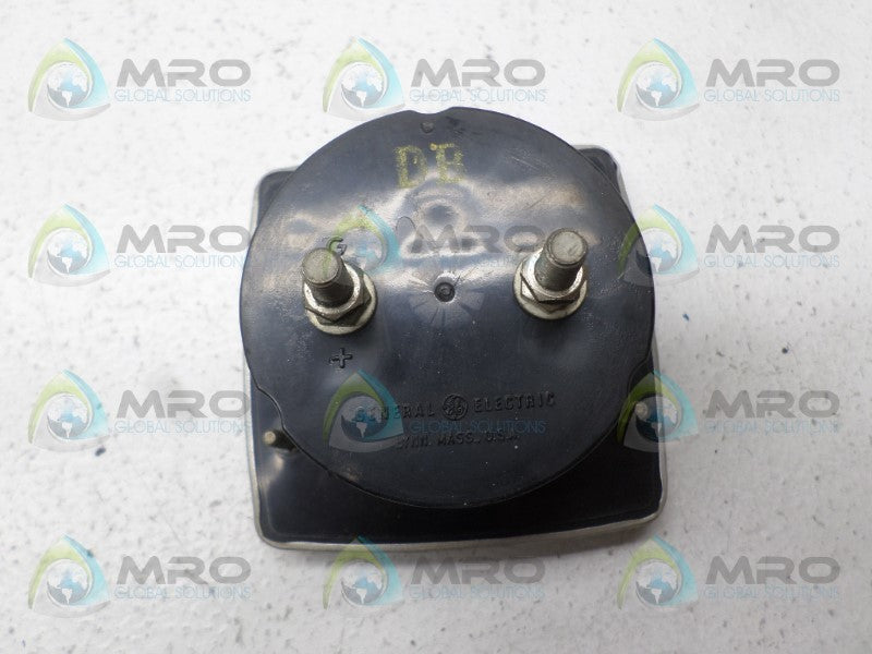 GENERAL ELECTRIC 53-100L543LSSC PANEL METER 0-400 ACA UNMP